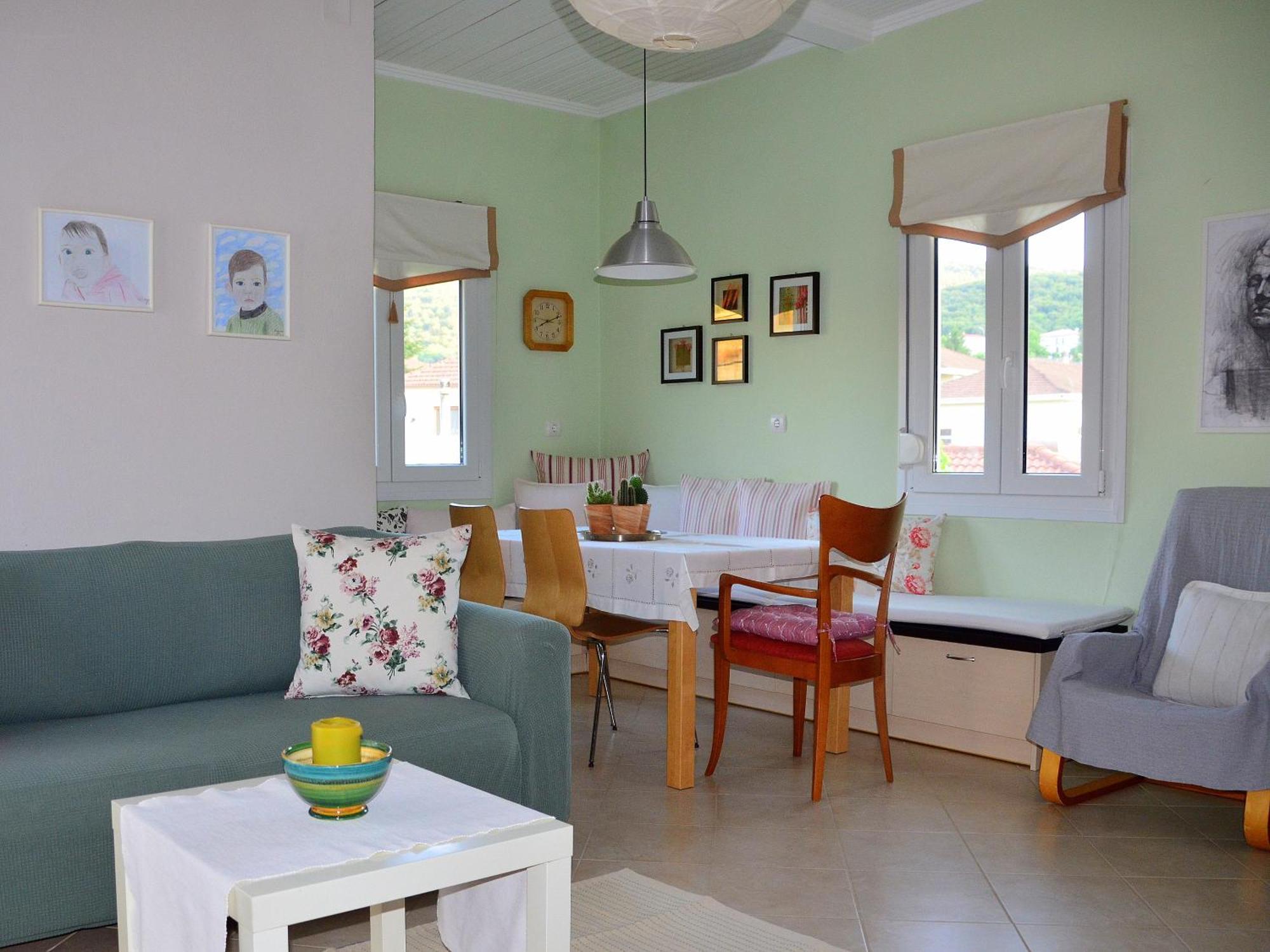 Family And Relaxing House In A Village Rodotopi Екстериор снимка